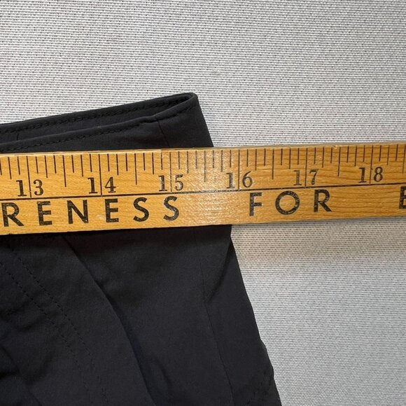 Eddie Bauer Women's Mini Skort Flat Front Stretch Size 8 Black Pockets Casual - Picture 8 of 10